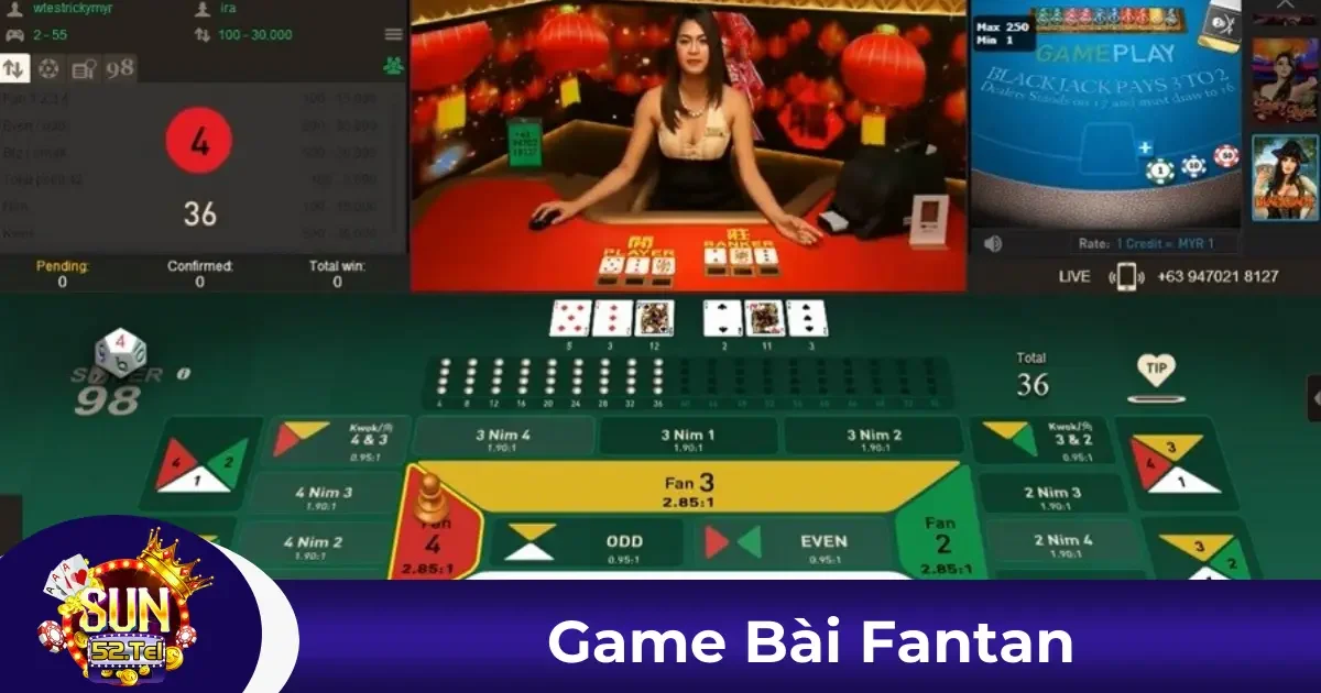 Game Bài Fantan Sun52 – Trò Truyền Thống Đậm Chất Á Đông 2 Cách Đặt Cược Trong Game Bài Fantan